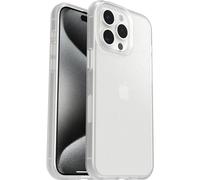 OtterBox React Series Case for iPhone 15 Pro Max, Shockproof, Drop proof, Ultra-Slim, Protective Thin Case, Tested to Military Standard, Stardust/Clear