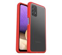 OtterBox React Series Case for Samsung Galaxy A32 5G, Shockproof, Drop proof, Ultra-Slim, Protective Thin Case, Tested to Military Standard, Clear/Red