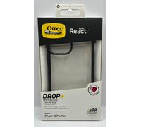 OtterBox React Back Cover for Apple iPhone 12 Pro Max Black/Transparent