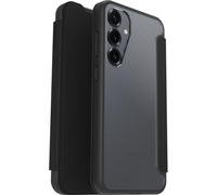 OtterBox React Series Folio Case for Samsung Galaxy S25+, Shockproof, Drop proof, Protective Folio with Card Holder, Tested to Military Standard, Clear/Black