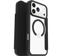 OtterBox React Series Folio MagSafe Case for iPhone 17 Pro Max, Shockproof, Drop proof, Protective Folio with Card Holder, Tested to Military Standard, Clear/Black