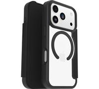 OtterBox React Series Folio MagSafe Case for iPhone 17 Pro, Shockproof, Drop proof, Protective Folio with Card Holder, Tested to Military Standard, Clear/Black