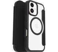 OtterBox React Series Folio MagSafe Case for iPhone 17, Shockproof, Drop proof, Protective Folio with Card Holder, Tested to Military Standard, Clear/Black