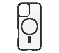 OtterBox React Series MagSafe Case for iPhone 16, Shockproof, Drop proof, Ultra-Slim, Protective Thin Case, Tested to Military Standard, Clear/Black