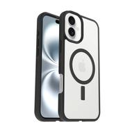 OtterBox React Series MagSafe Case for iPhone 16 Plus, Clear/Black