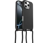 OtterBox React Series Necklace MagSafe Case for iPhone 16 Pro, Ultra-Slim, Protective Case with Adjustable and Detachable Necklace Strap, Tested to Military Standard, Black