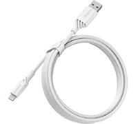 OtterBox Reinforced USB-A to Lightning Cable, MFi Certified, Charging Cable for iPhone and iPad, Ultra-Rugged, Bend and Flex Tested, 2M, White