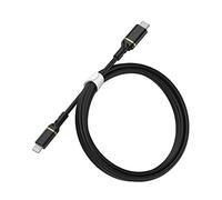 OtterBox Reinforced USB-C to Lightning Cable, MFi Certified, Fast Charging Cable for iPhone and iPad, Ultra-Rugged, Bend and Flex Tested, 1M, Black