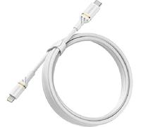 OtterBox Reinforced USB-C to Lightning Cable, MFi Certified, Fast Charging Cable for iPhone and iPad, Ultra-Rugged, Bend and Flex Tested, 2M, White