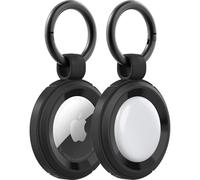 OtterBox Rugged AirTags Case for AirTag, Shockproof, Drop Proof, Ultra-Slim, Rugged, Protective Thin Case for Apple AirTags, Includes Carabiner, Black