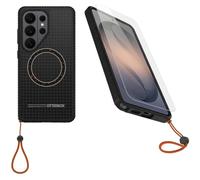 OtterBox Samsung Galaxy S26 Ultra (Only) Bundle: Sole Series Case & Screen Protector - Midnight Circuit (Black) - Grippy Phone Case - Built-in Magnets - Raised Bumpers for Overall Protection