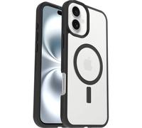 OtterBox Sleek Series MagSafe Case for iPhone 16 Plus, Shockproof, Drop proof, Ultra-Slim, Protective Thin Case, Tested to Military Standard, Clear/Black, Non-Retail Packaging