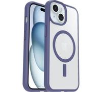 OtterBox Sleek Series MagSafe Case for iPhone 16e, 15, 14, 13, Shockproof, Drop proof, Ultra-Slim, Protective Thin Case, Tested to Military Standard, Clear/Purple, Non-Retail Packaging