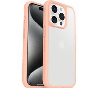 OtterBox Sleek Series Case for iPhone 15 Pro, Shockproof, Drop proof, Ultra-Slim, Protective Thin Case, Tested to Military Standard, Clear/Peach, No Retail Packaging
