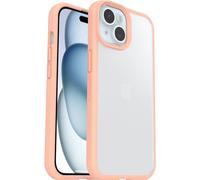 OtterBox Sleek Series Case for iPhone 15, Shockproof, Drop proof, Ultra-Slim, Protective Thin Case, Tested to Military Standard, Clear/Peach, No Retail Packaging