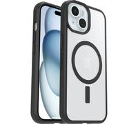 OtterBox Sleek Series MagSafe Case for iPhone 16e, 15, 14, 13, Shockproof, Drop proof, Ultra-Slim, Protective Thin Case, Tested to Military Standard, Clear/Black, Non-Retail Packaging