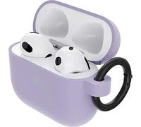 OtterBox Soft Touch Headphone Case for AirPods 3rd Gen 2021, Shockproof, Drop proof, Ultra-Slim, Scratch and Scuff Protective Case for Apple AirPods, Includes Carabiner, Purple