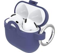 OtterBox Soft Touch Headphone Case for AirPods (4th Generation), Purple | Shockproof, Drop-Proof, Ultra-Slim Scratch & Scuff Protective Case for Apple AirPods, Includes Carabiner