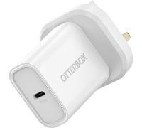 OtterBox Standard UK 20W USB-C PD Wall Charger, Fast Charger for Smartphone and Tablet, Drop Tested, Ultra Durable, White