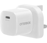 OtterBox Standard UK 30W USB-C Wall Charger, White | 30W USB-C PD GaN Wall Charger, Fast & Compact Charger for Smartphone