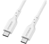 OtterBox Standard USB-C to USB-C PD Fast Charge Cable, Flex Tested and Durable, Fast Charging Cable for Smartphone and Tablet, 1M, White