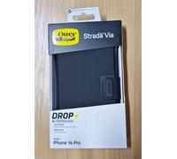 Otterbox Strada Via Slim Folio Case Cover for Apple iPhone 14 Pro - BLACK
