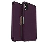 OtterBox Strada Series iPhone XS Max Case - Retail Packaging - Royal Blush (Winter Bloom/Cameo Rose)