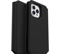 OtterBox Strada Via Folio Case for iPhone 13 Pro Max/ 12 Pro Max with Card Holder - Non Retail Packaging - Black