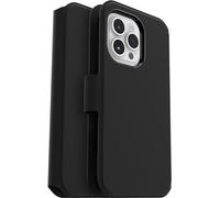 OtterBox Strada Via Ultra Folio Case for iPhone 14 Pro with Card Holder - Non Retail Packaging - Black