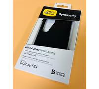 OtterBox Phone Case - Symmetry for Samsung Galaxy S24, Shockproof, Thin, 3x Military Tested, Black