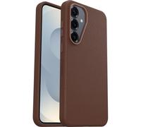 OtterBox Symmetry Cactus Leather Case for Samsung Galaxy S25+, Brown | Shockproof, Drop-Proof, Protective Thin Case, 3x Tested to Military Standard