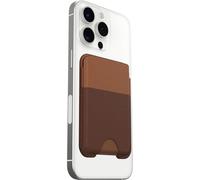 OtterBox Symmetry Cactus Leather Wallet for MagSafe, Soft-Touch Wallet with 2-3 Slots for Cards, Strong Magnetic Alignment and Attachment with MagSafe, Compatbile with iPhone, Brown