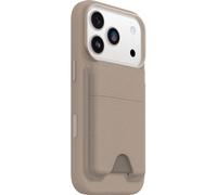 OtterBox Symmetry Cactus Leather Wallet for MagSafe, Soft-Touch Wallet with 2-3 Slots for Cards, Strong Magnetic Alignment and Attachment with MagSafe, Compatbile with iPhone, Grey