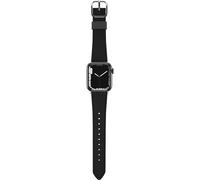 OtterBox Symmetry Cactus Leather Watch Band for Apple 42mm/41mm/40mm, Black