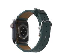 OtterBox Symmetry Cactus Leather Watch Band for Apple Watch 46mm/45mm/44mm, Replacement Durable Soft Touch Strap for Apple Watch, Blue/Green