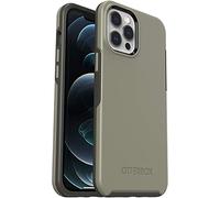 OtterBox Symmetry Case for iPhone 12 Pro Max, Shockproof, Drop proof, Protective Thin Case, 3x Tested to Military Standard, Antimicrobial Protection, Grey