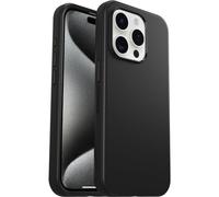 OtterBox Symmetry Case for iPhone 15 Pro, Shockproof, Drop proof, Protective Thin Case, 3x Tested to Military Standard, Antimicrobial Protection, Black, No Retail Packaging