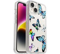 OtterBox Symmetry Clear Case for iPhone 14/iPhone 13, Shockproof, Drop proof, Protective Thin Case, 3x Tested to Military Standard, Antimicrobial Protection, Butterfly
