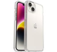 OtterBox Symmetry Clear Case for iPhone 14 Plus, Shockproof, Drop proof, Protective Thin Case, 3x Tested to Military Standard, Antimicrobial Protection, Clear