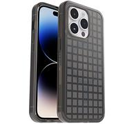 OtterBox Symmetry+ Clear Case for iPhone 14 Pro for MagSafe, Shockproof, Drop proof, Protective Thin Case, 3x Tested to Military Standard, Antimicrobial Protection, Window Pane Black