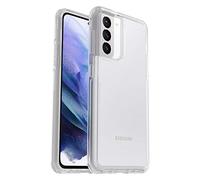OtterBox Symmetry Clear Case for Samsung Galaxy S21 5G, Shockproof, Drop proof, Protective Thin Case, 3x Tested to Military Standard, Antimicrobial Protection, Clear, No Retail Packaging