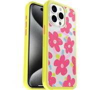 OtterBox Symmetry Clear MagSafe Case for Apple iPhone 15 Pro Max, Shockproof, Drop proof, Protective Thin Case, 3x Tested to Military Standard, Whimsy Bloom