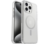 OtterBox Symmetry Clear for MagSafe Case for iPhone 15 Pro Max, Shockproof, Drop proof, Protective Thin Case, 3x Tested to Military Standard, Clear, No Retail Packaging