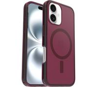 OtterBox Symmetry Series Clear MagSafe Case for iPhone 16 Pro, Shockproof, Drop proof, Protective Thin Case, 3x Tested to Military Standard, Red