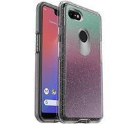 OtterBox Symmetry Clear Series Case for Google Pixel 3 XL - Retail Packaging - Gradient Energy (Silver Flake/Clear/Gradient Energy)