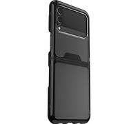 OtterBox Symmetry Flex Case for Samsung Galaxy Z Flip3 5G, Shockproof, Drop proof, Sleek and Refined Two Piece Protective Case, 2x Tested to Military Standard, for foldable phones, Clear/Black