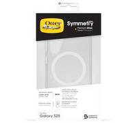 OtterBox Drop Protection Bundle for Samsung Galaxy S25; Symmetry Series Clear Case with Magnets 3x Tested to Military Standard and Premium Glass Screen Protector, Clear