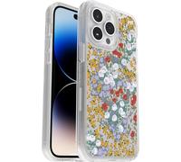 OtterBox Symmetry Plus Clear for MagSafe Case for iPhone 14 Pro Max Shockproof, Drop proof, Protective Thin Case, 3x Tested to Military Standard, Flower Fields