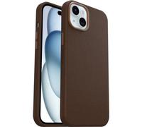OtterBox Symmetry Series Cactus Leather MagSafe Case for iPhone 15 Plus, Shockproof, Drop proof, Protective Thin Case, 3x Tested to Military Standard, Brown