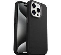 OtterBox Symmetry Series Cactus Leather MagSafe Case for iPhone 15 Pro, Shockproof, Drop proof, Protective Thin Case, 3x Tested to Military Standard, Black